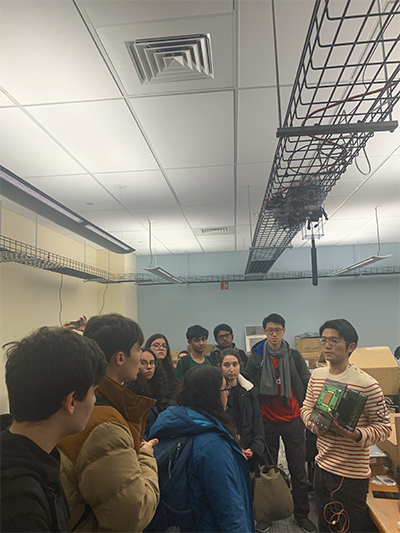 Students Examine 5G Infrastructure Used in West Harlem Testbed