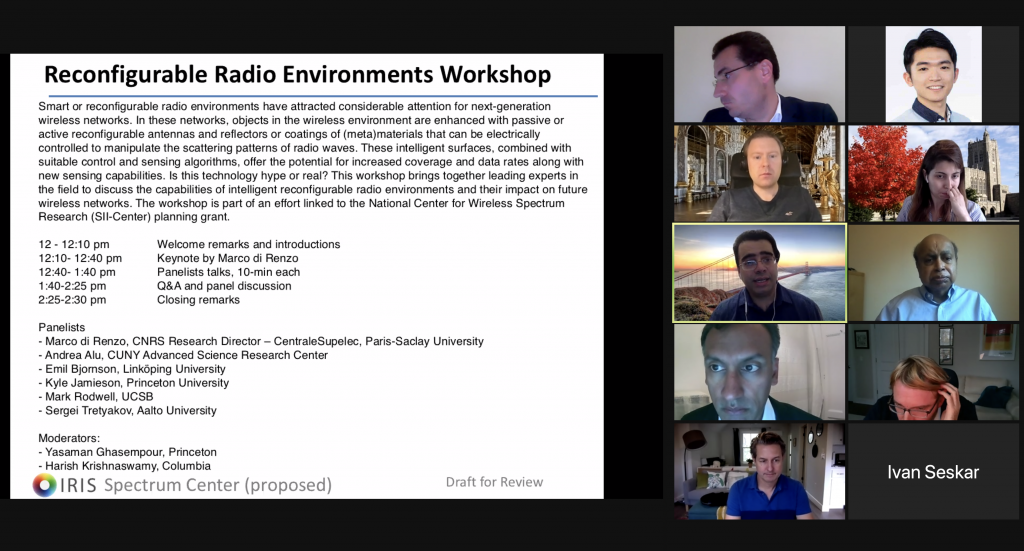 Workshop on Reconfigurable Radio Environments